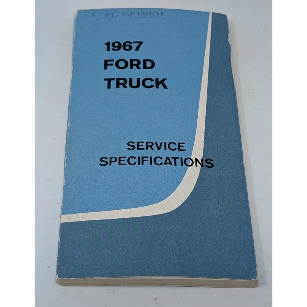1967 Ford Trucks Service Specifications Manual Vintage Original OEM Bronco F-100
